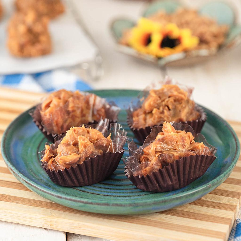 Mini Pé de Moleque com Doce de Leite