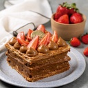 Mil folhas morango e caramelo