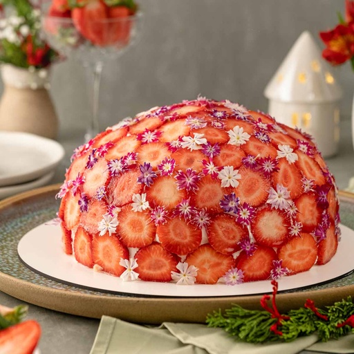 Torta morangos laminados